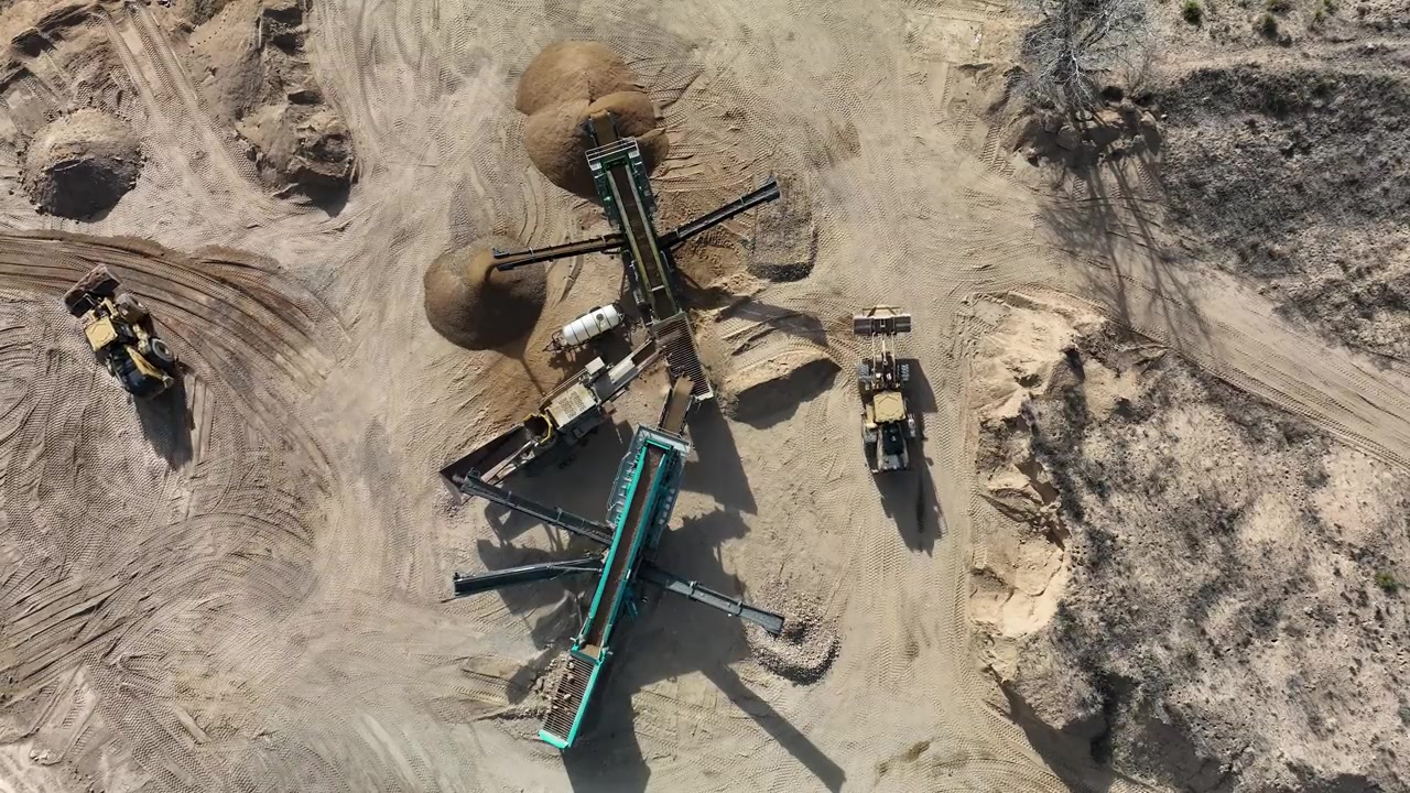 Aerial view of a Kansas City-area earthwork project